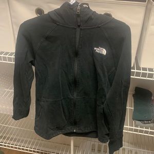 TNF zip up hoodie